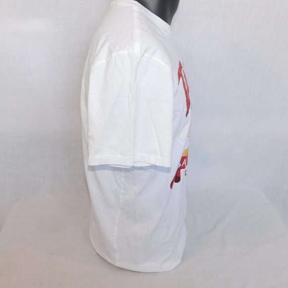 TAPATIO Hot Sauce Salsa Picante Mens L White Graphic T Shirt UNWORN - Picture 7 of 8